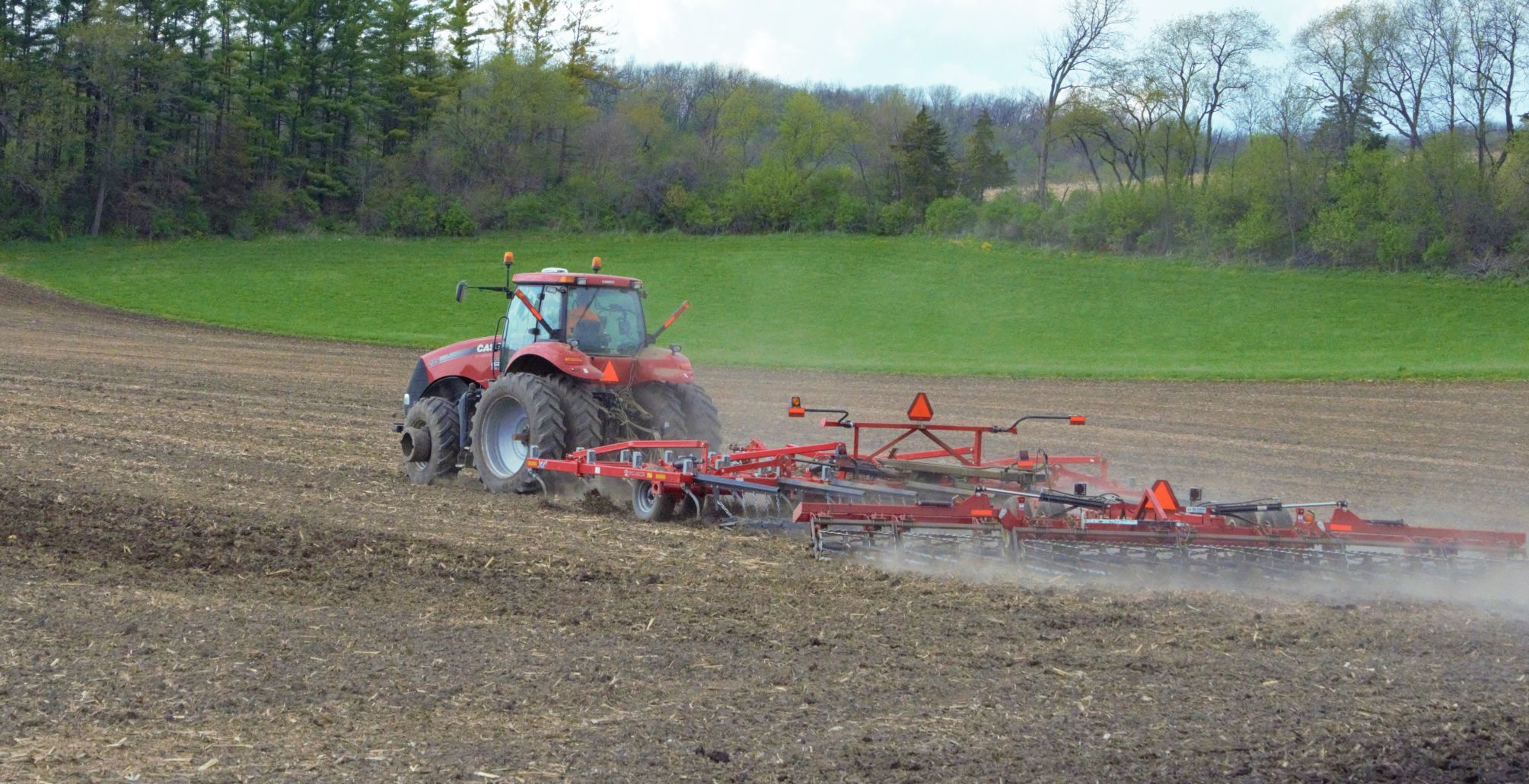 Spring showers bring wet fields, not flowers